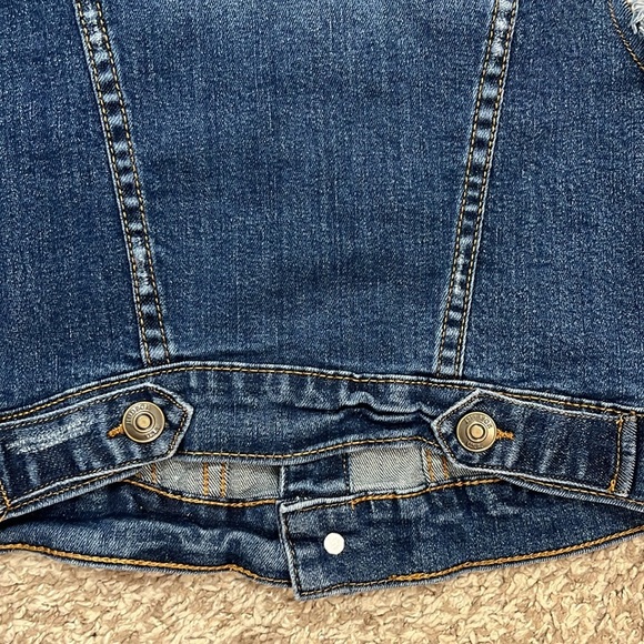 Hudson Denim Distressed Vest - Size Girls Small - Picture 6 of 8